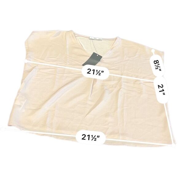 MNG Mango classic Satin Pink top - Picture 3 of 8